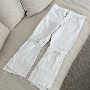 Mother Insider Crop Step Fray Jeans